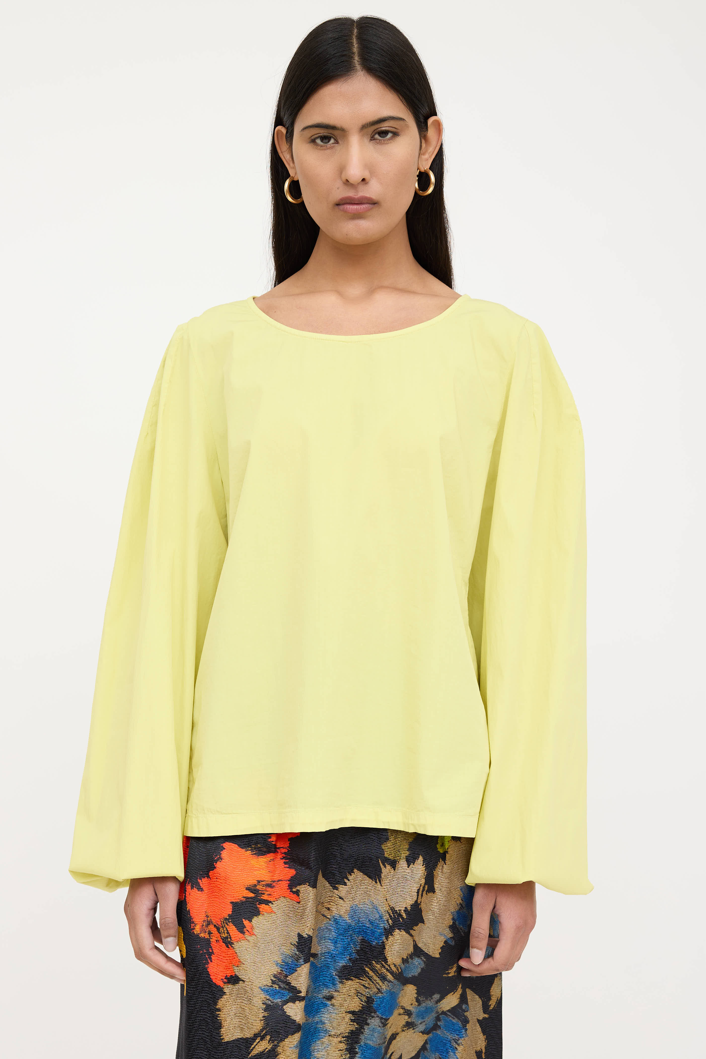 Dries Van Noten Pleated Poplin Top