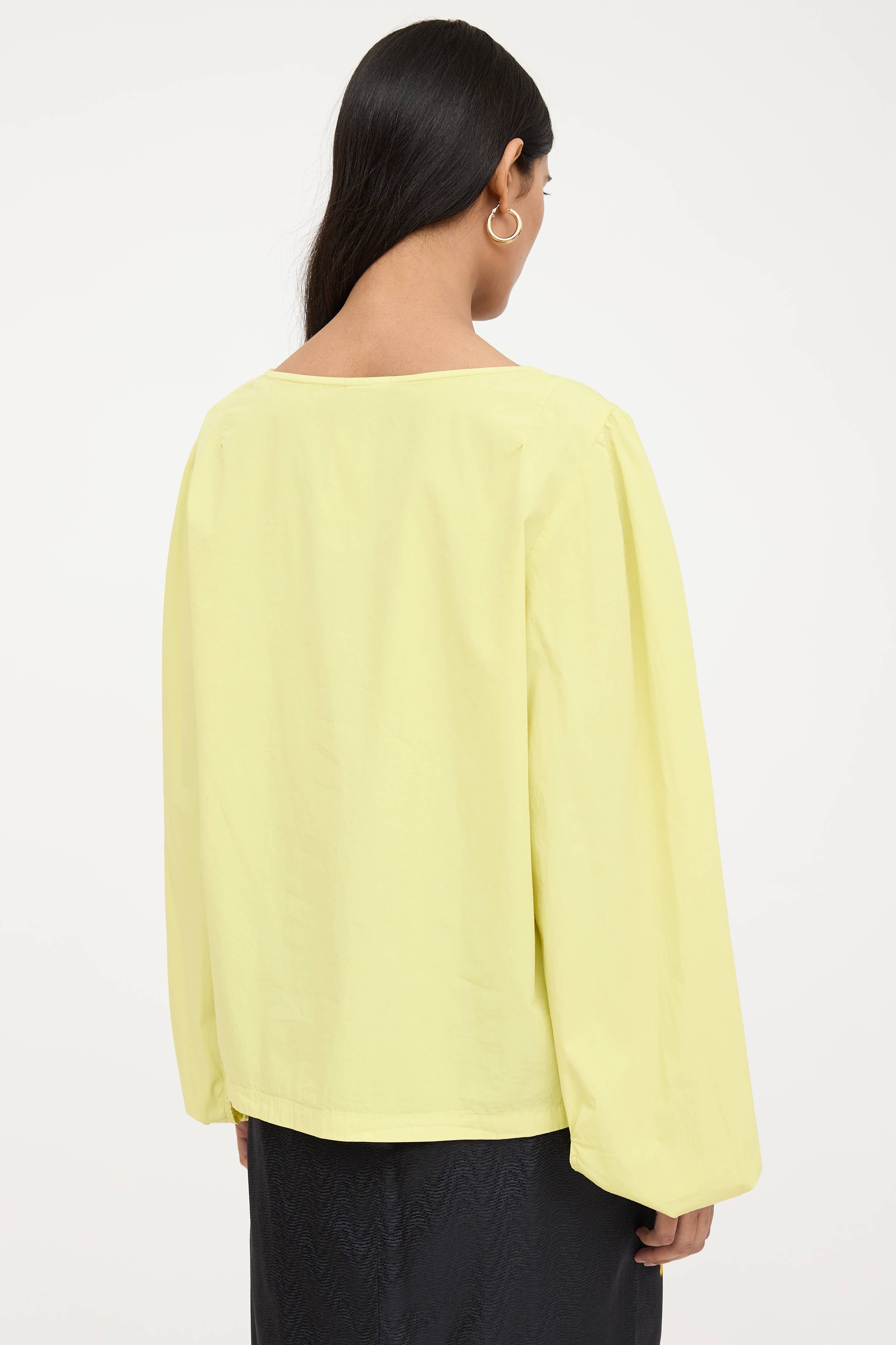 Dries Van Noten Pleated Poplin Top