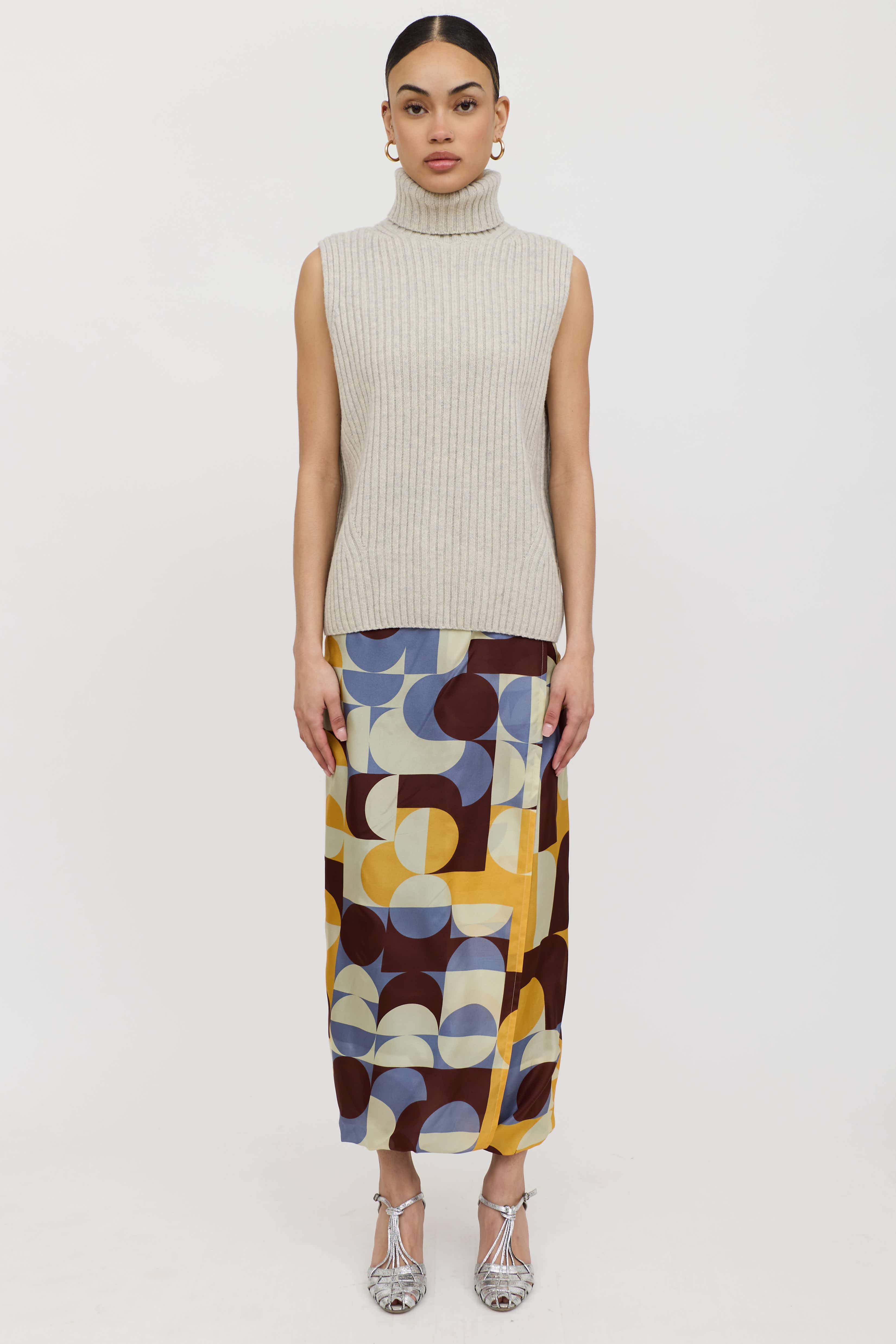 Dries Van Noten Wool Ribbed Knit Turtleneck