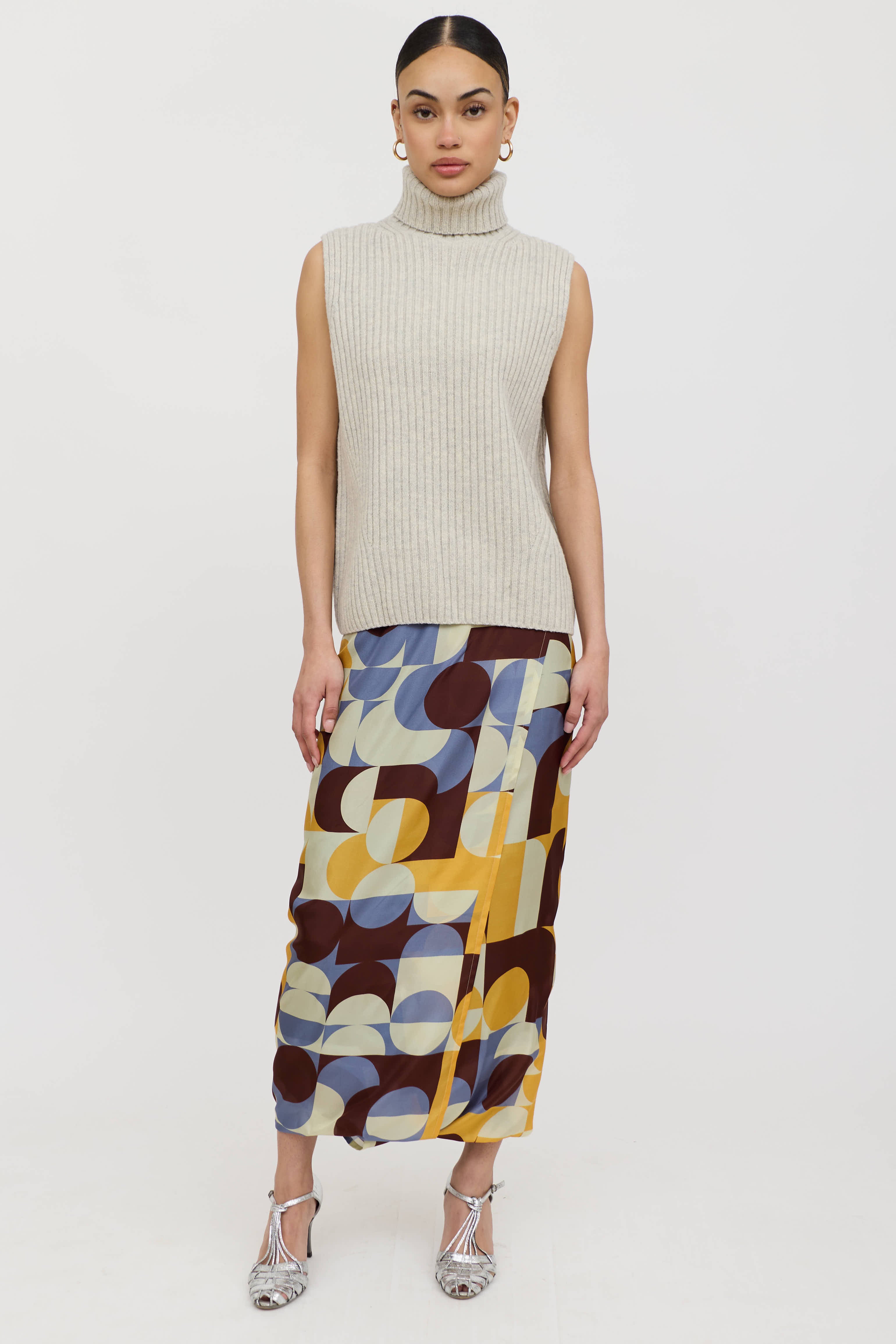 Dries Van Noten Wool Ribbed Knit Turtleneck