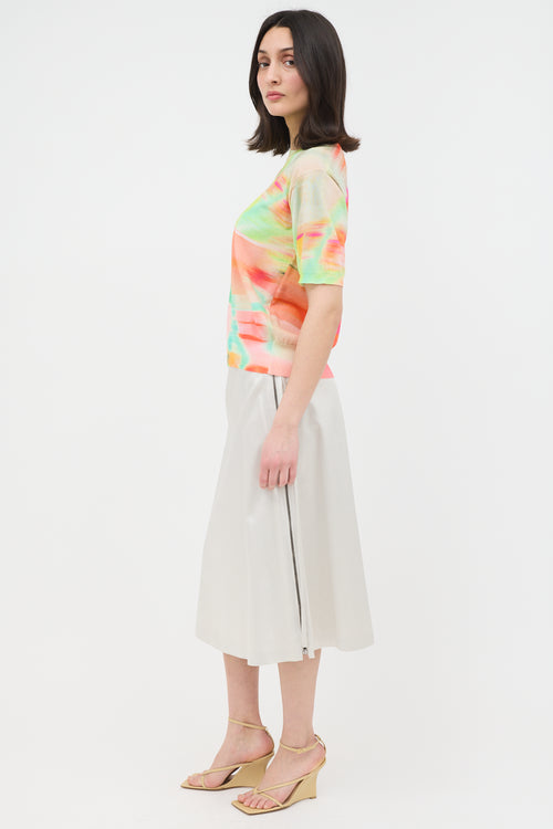 Dries Van Noten Jette Dyed Short Sleeve Sweater