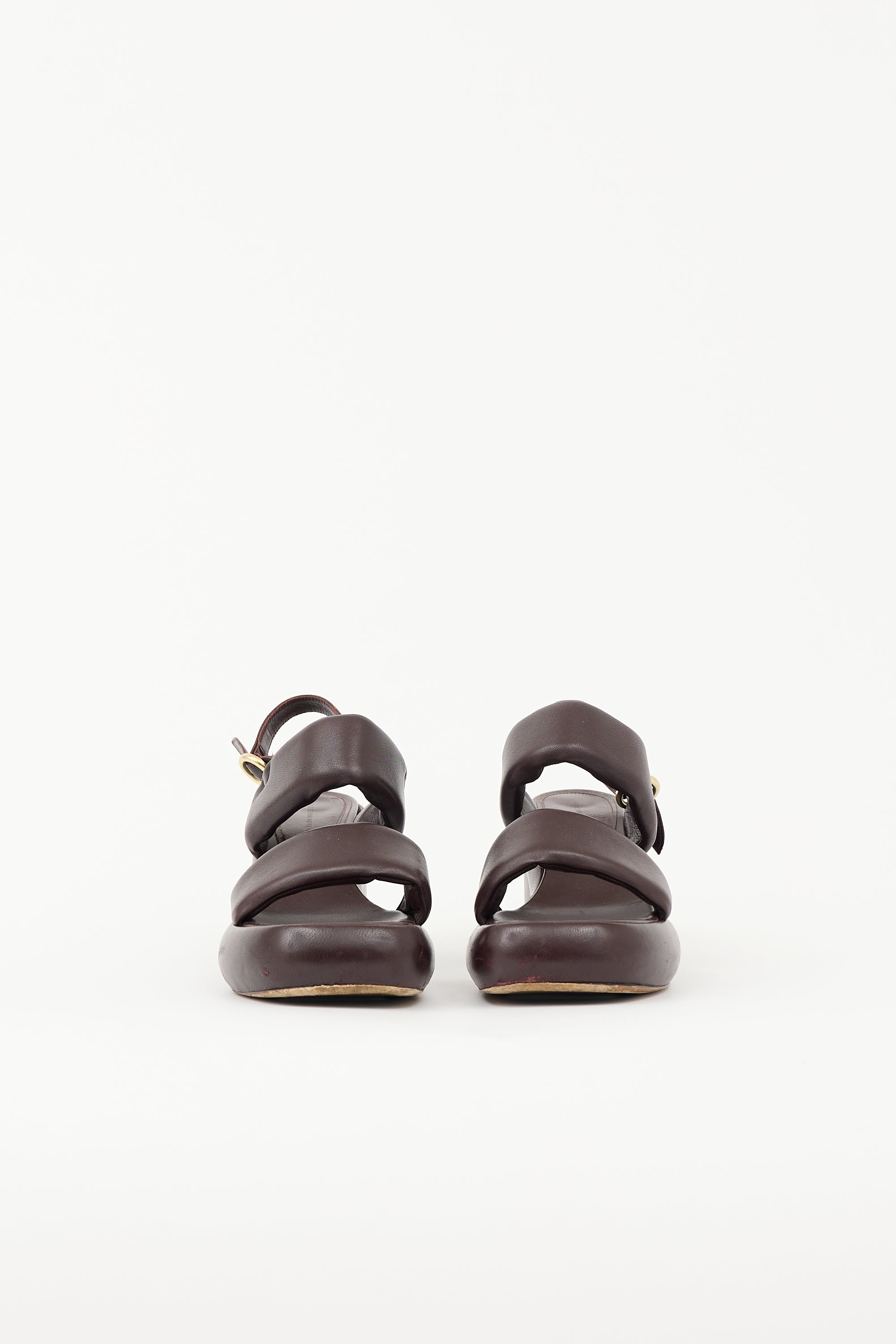 Dries Van Noten Padded Leather Sandal