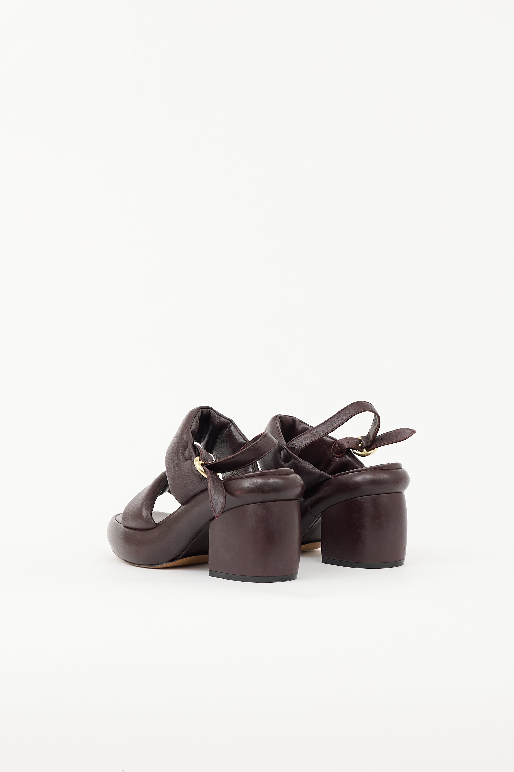 Dries Van Noten Padded Leather Sandal