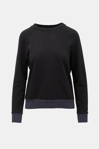 Dries Van Noten Metallic Trim Sweatshirt