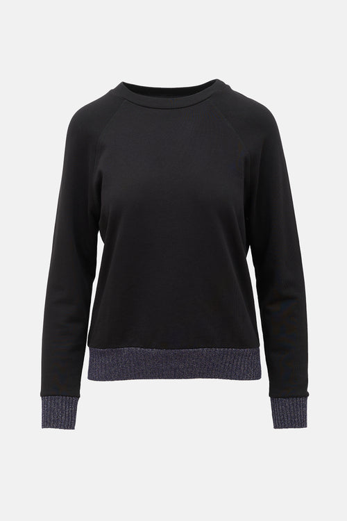 Dries Van Noten Metallic Trim Sweatshirt