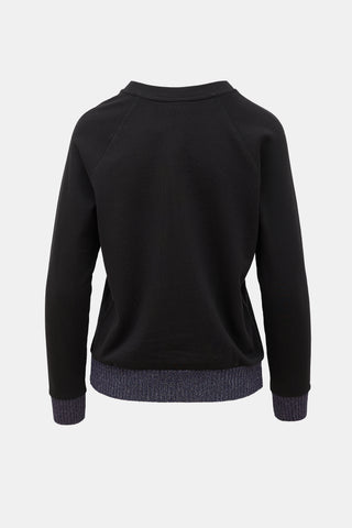 Dries Van Noten Metallic Trim Sweatshirt