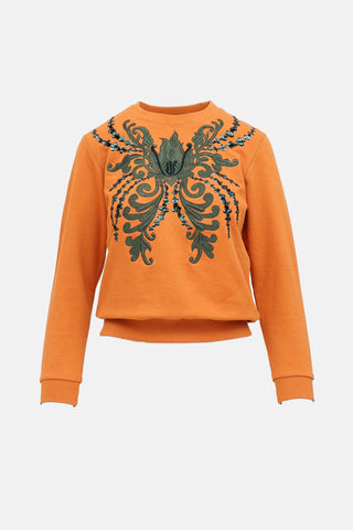 Dries Van Noten Cotton Embroidered Sweater