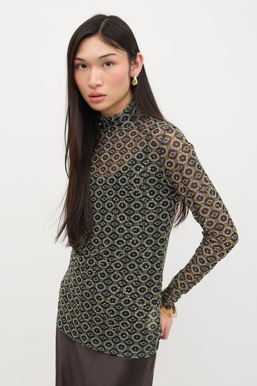 Dries Van Noten Mesh Hoyser Top
