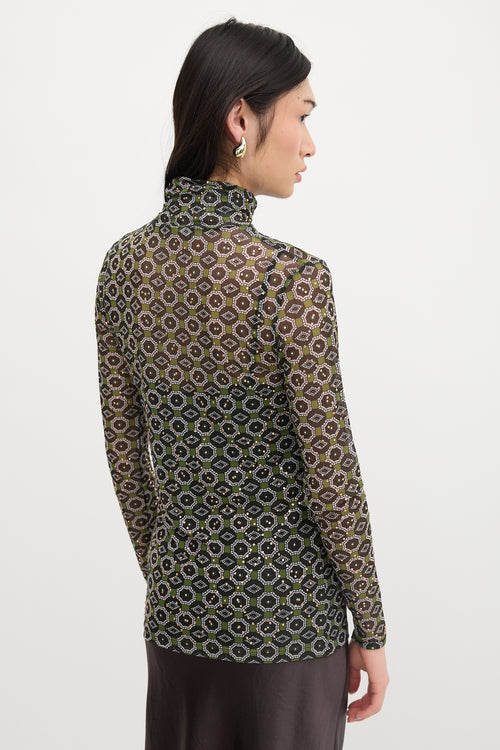 Dries Van Noten Mesh Hoyser Top