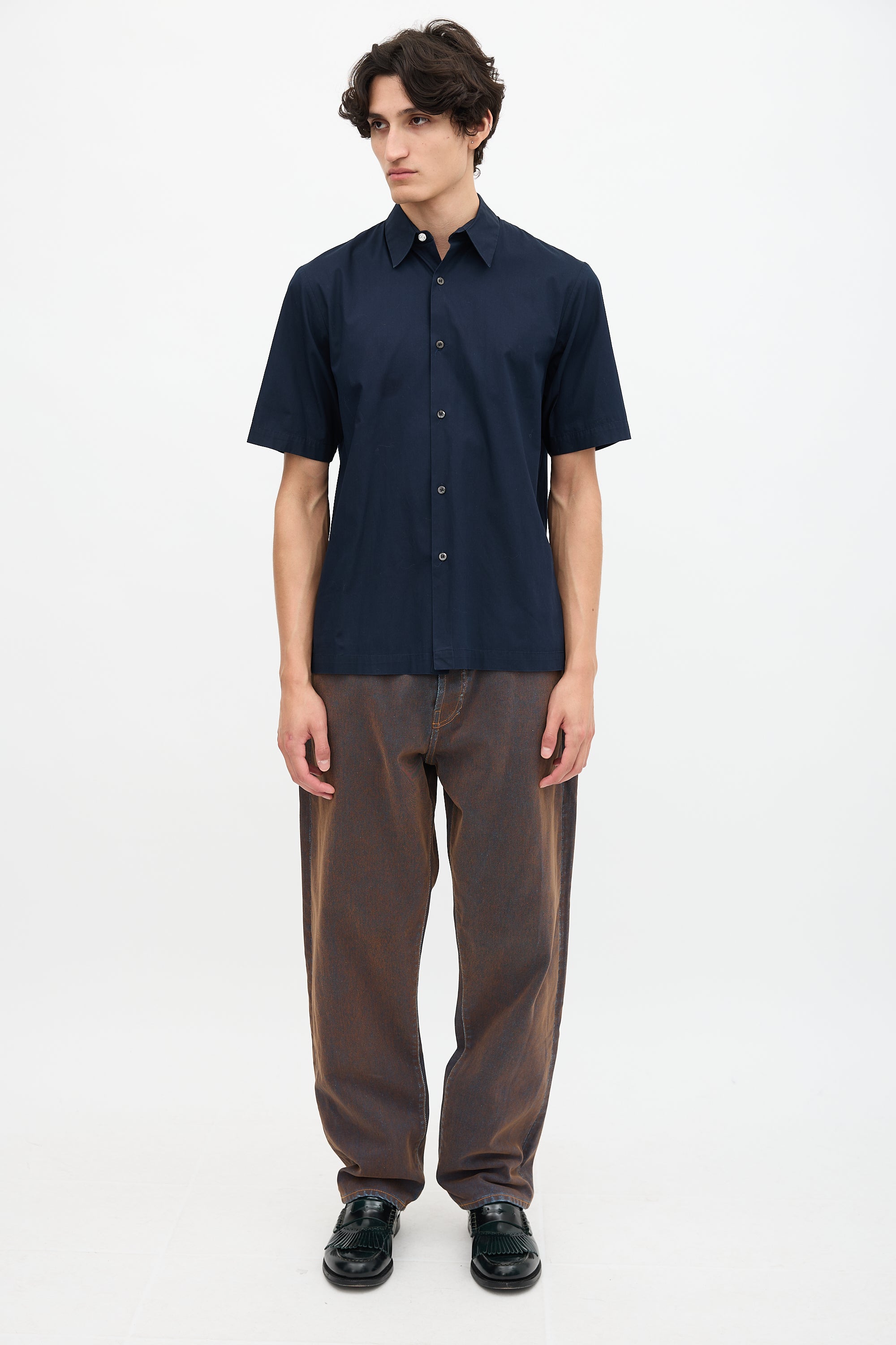 Dries Van Noten Point Collar Shirt