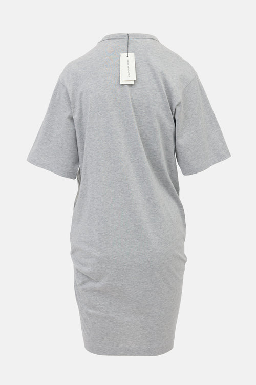 Dries Van Noten Ruched T-Shirt Dress
