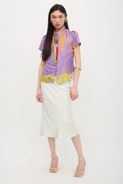 Dries Van Noten Silk Beaded Shirt