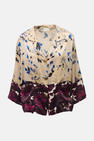 Dries Van Noten Silk Floral Shirt
