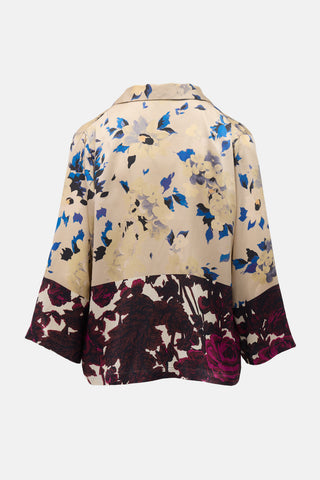 Dries Van Noten Silk Floral Shirt