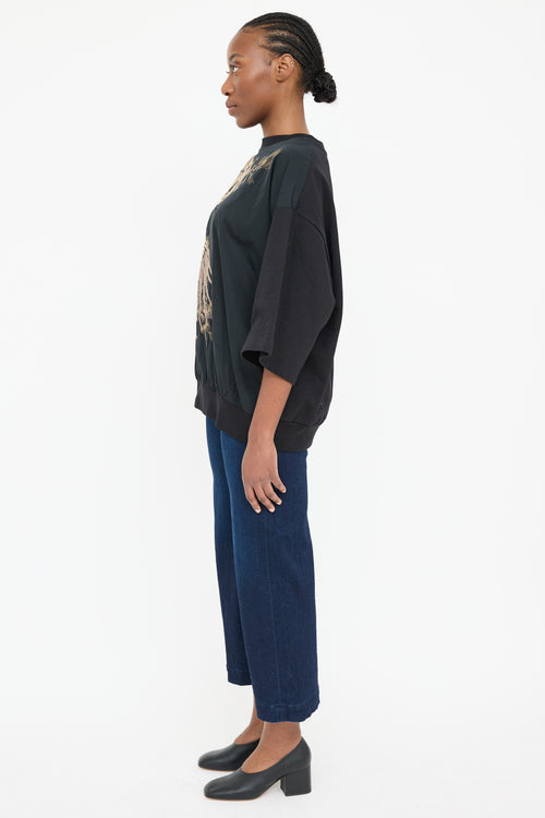 Dries Van Noten Embroidered Panel Top