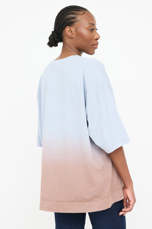 Dries Van Noten Ombre Oversized T-Shirt
