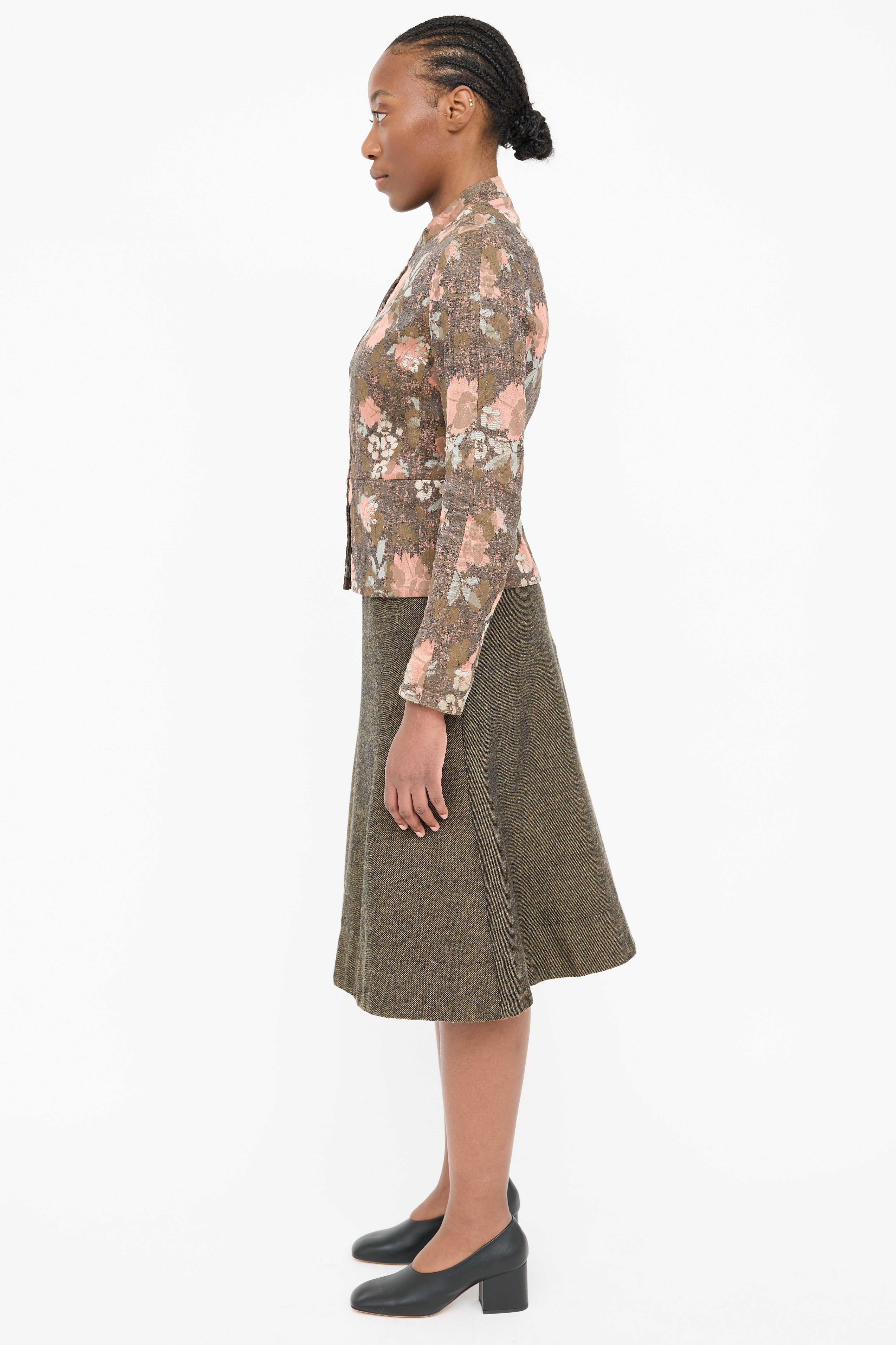 Dries Van Noten Multi Floral Woven Blazer