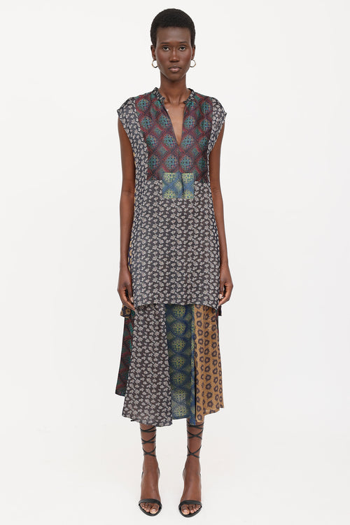 Dries Van Noten Brocade Patterned Top