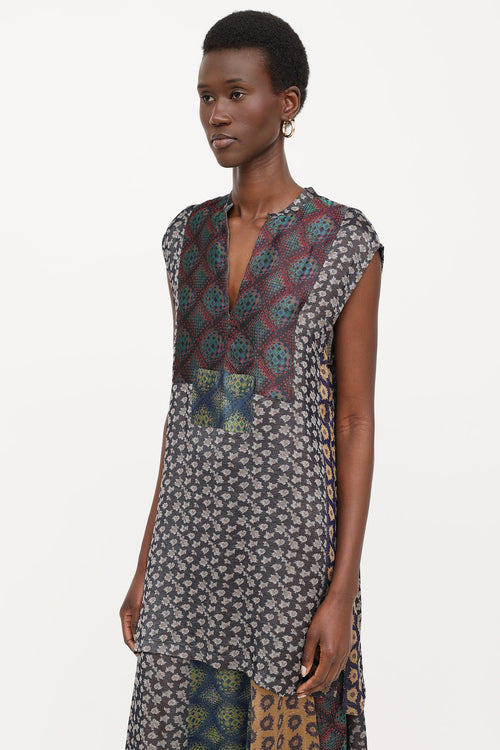 Dries Van Noten Brocade Patterned Top