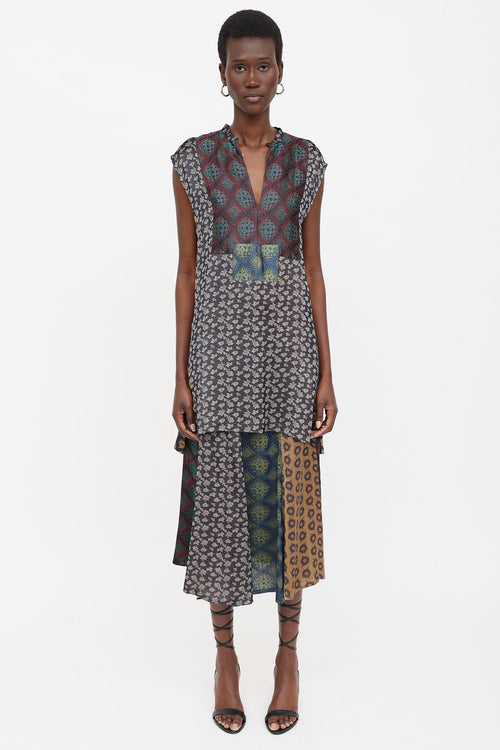 Dries Van Noten Brocade Patterned Skirt