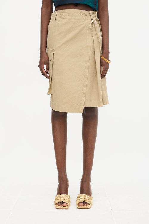 Dries Van Noten Cargo Wrap Skirt