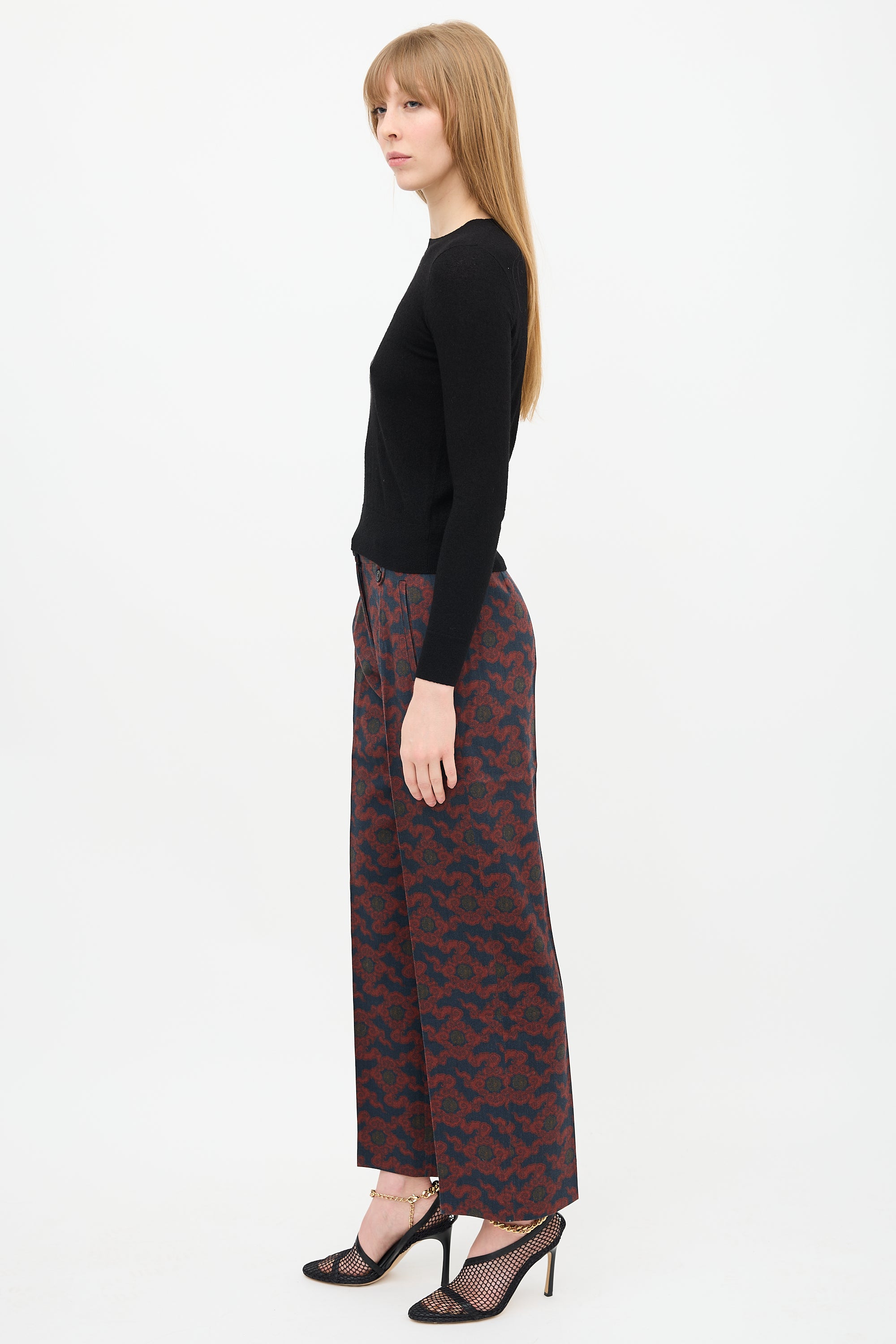 Dries Van Noten Crepe Jersey Sweater