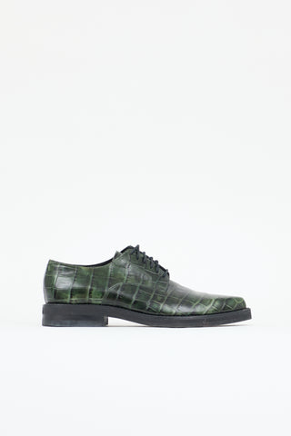 Dries Van Noten Embossed Leather Derby
