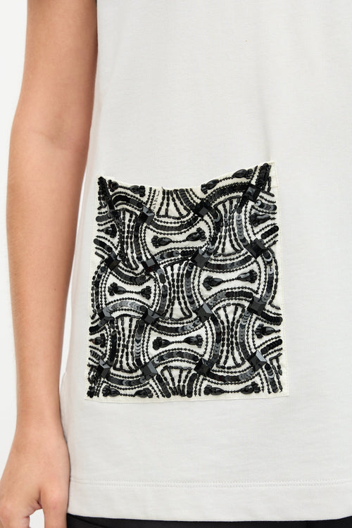 Dries Van Noten Embellished Pocket Top