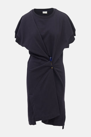 Dries Van Noten Halka Embellished Sweatshirt Dress