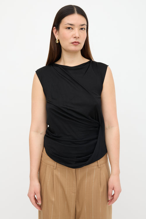 Dries Van Noten Knit Draped Top