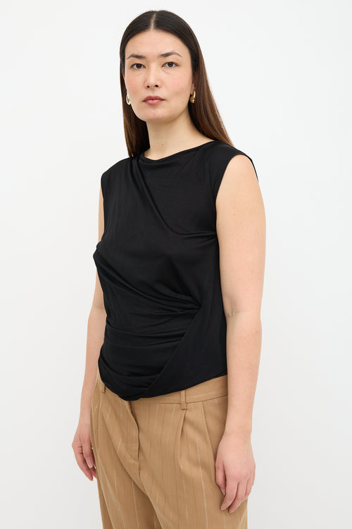 Dries Van Noten Knit Draped Top