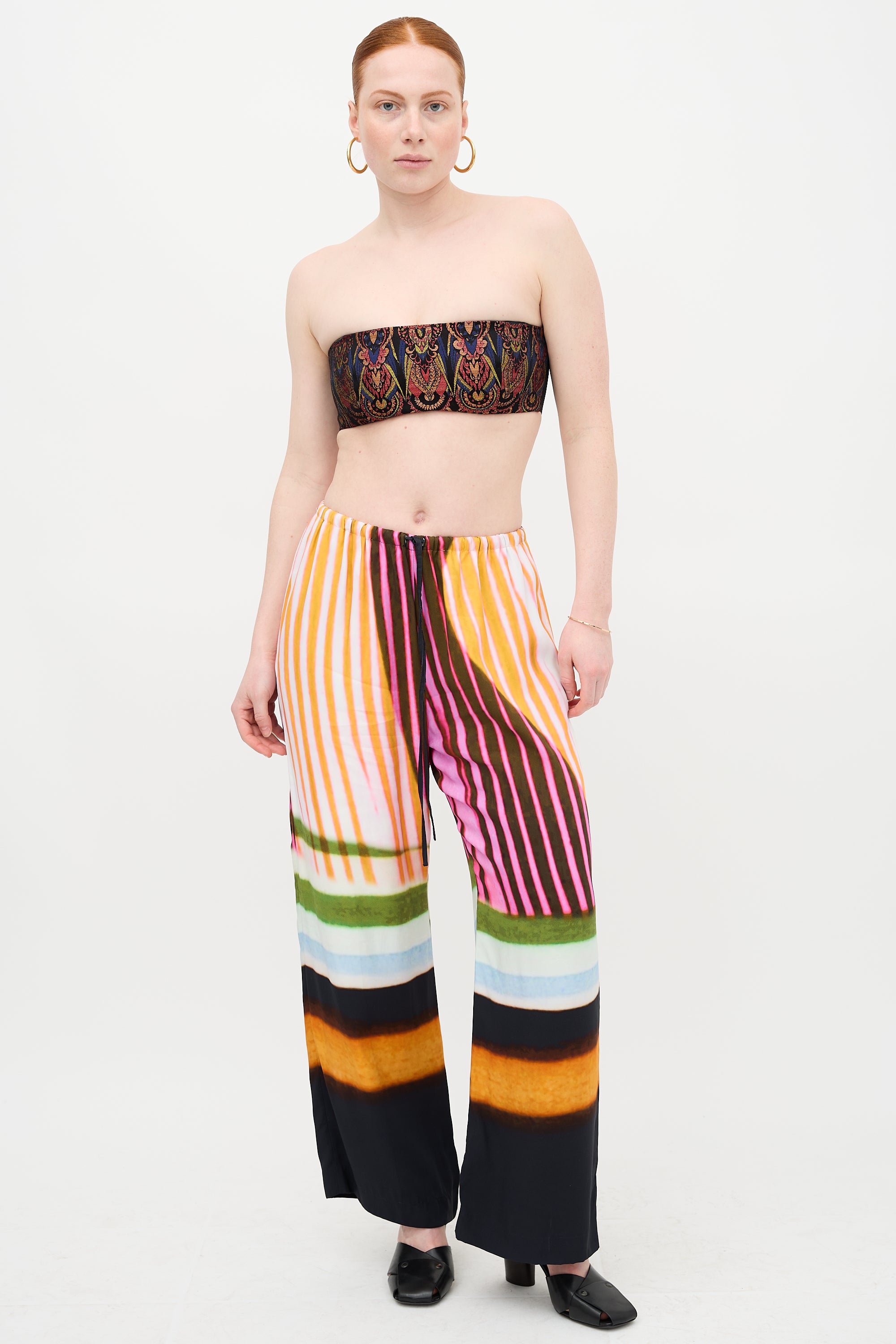 Dries Van Noten Multicolour Corset Top