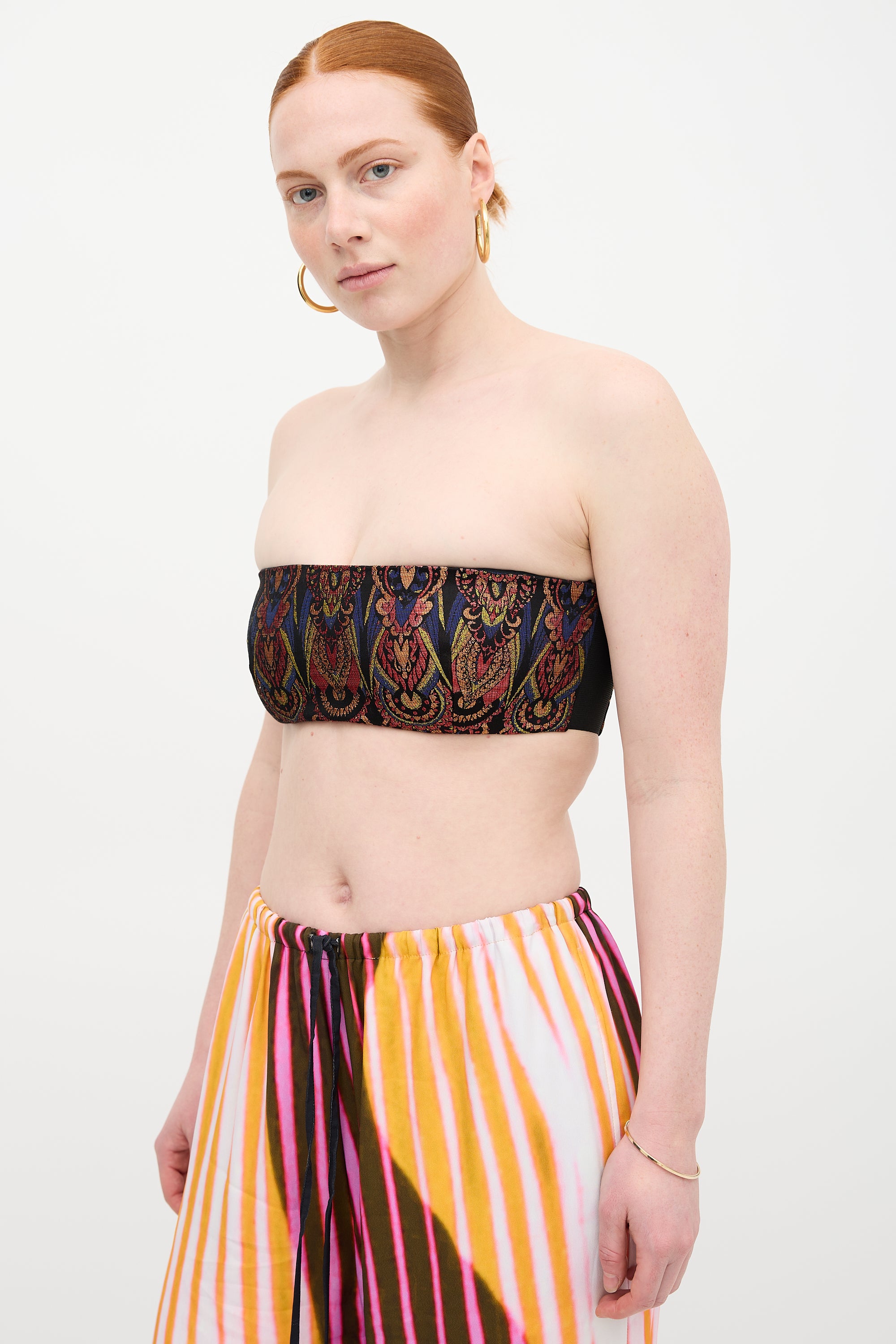 Dries Van Noten Multicolour Corset Top