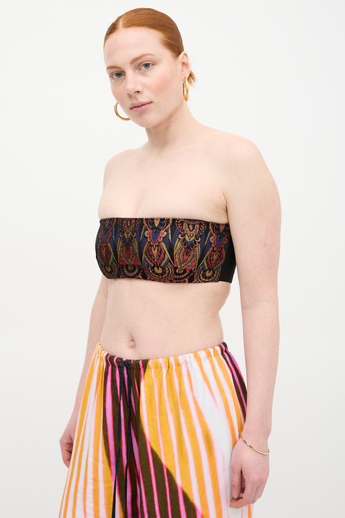 Dries Van Noten Multicolour Corset Top