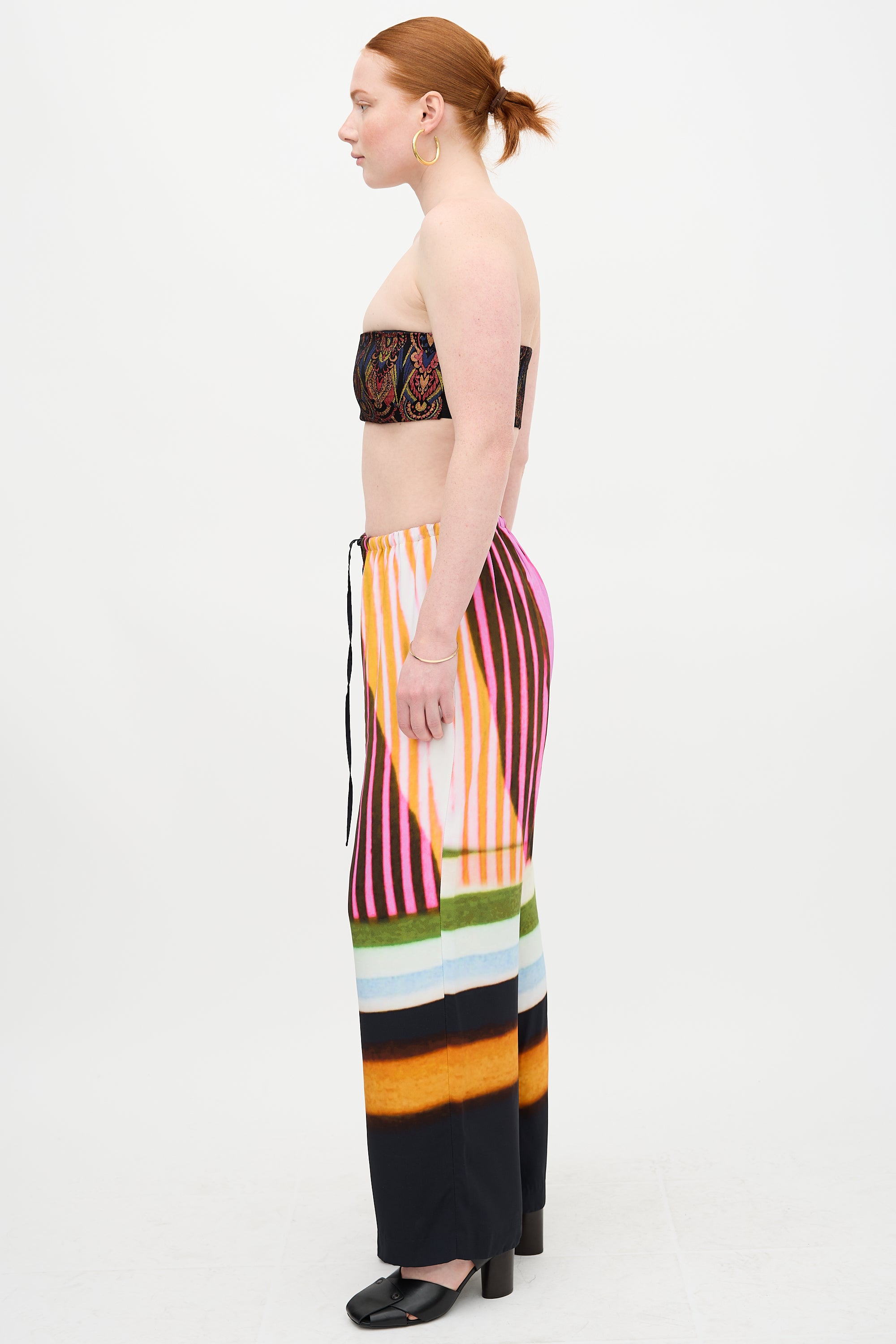 Dries Van Noten Multicolour Corset Top