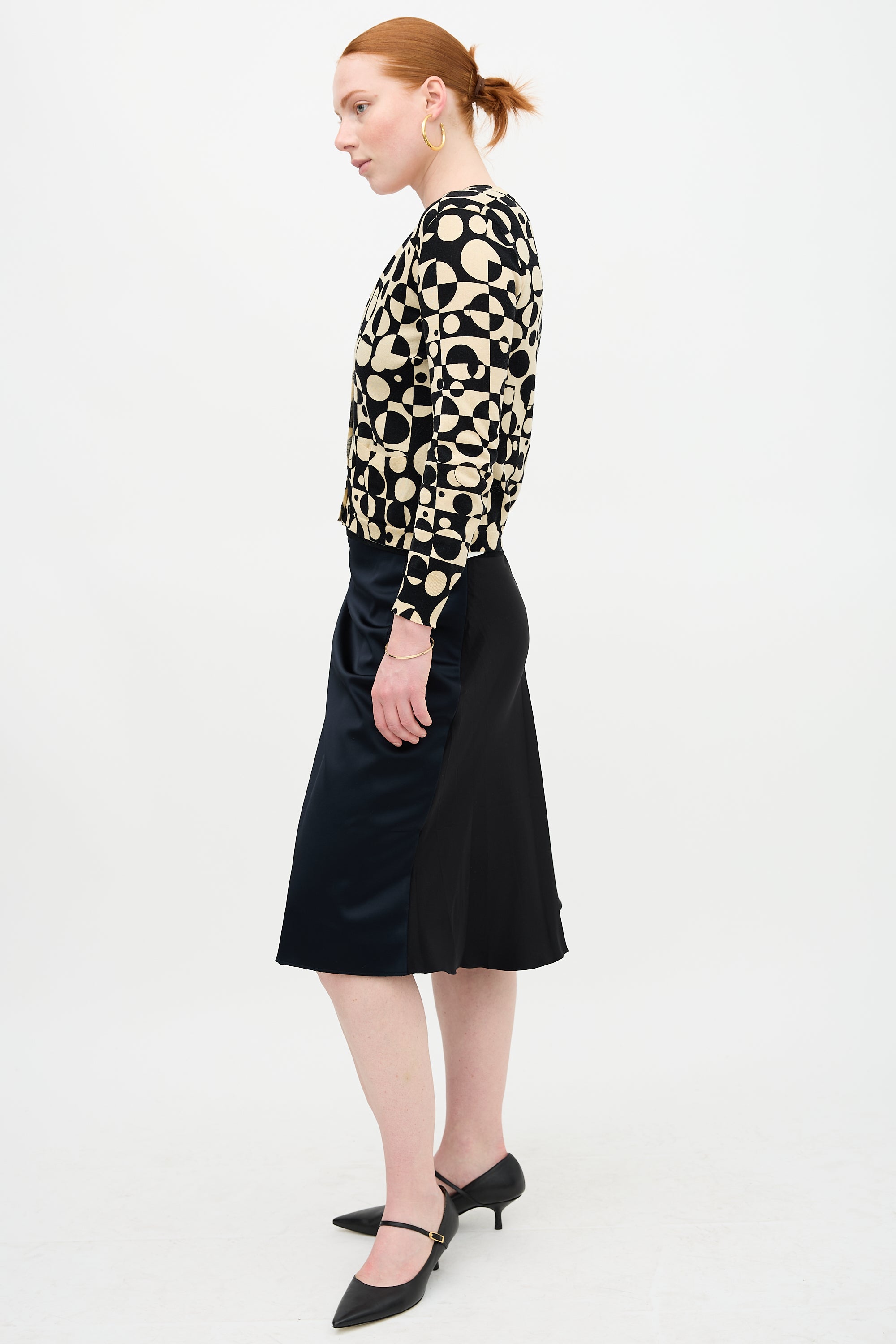 Dries Van Noten Geometric Knit Cardigan
