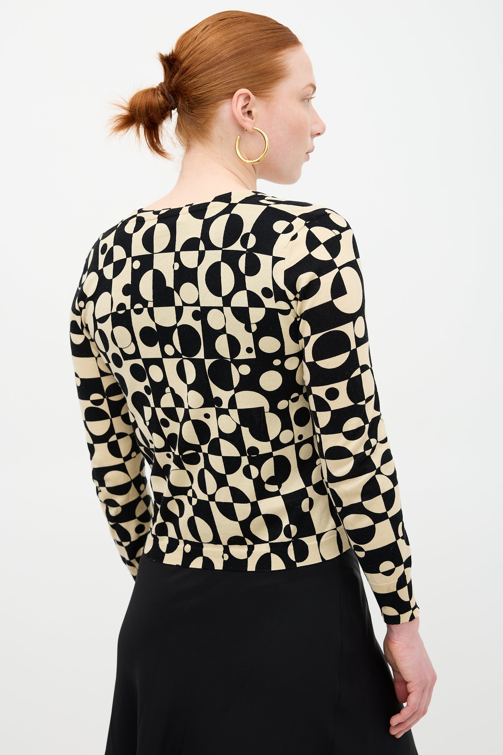 Dries Van Noten Geometric Knit Cardigan