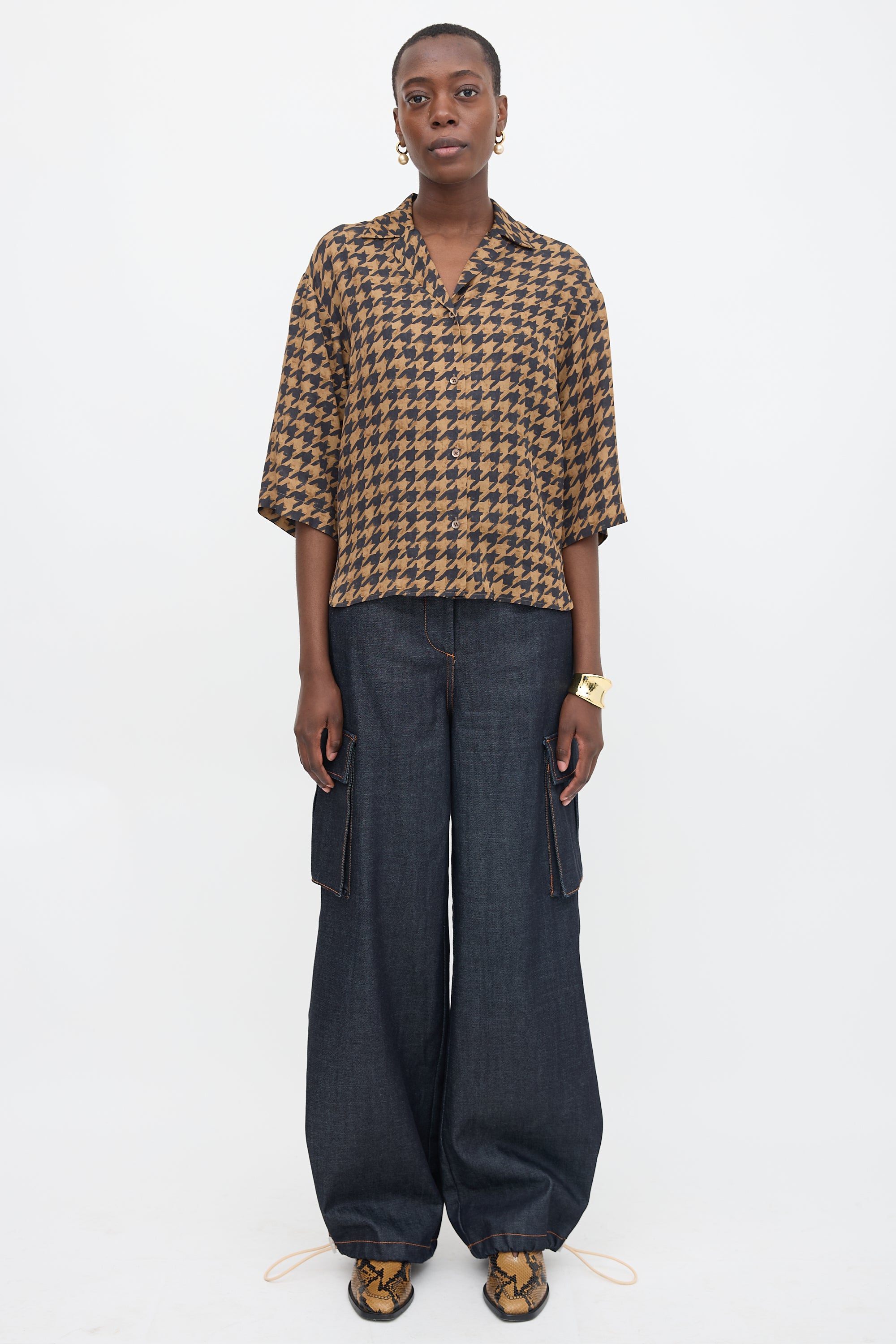 Dries Van Noten Patterned Blouse