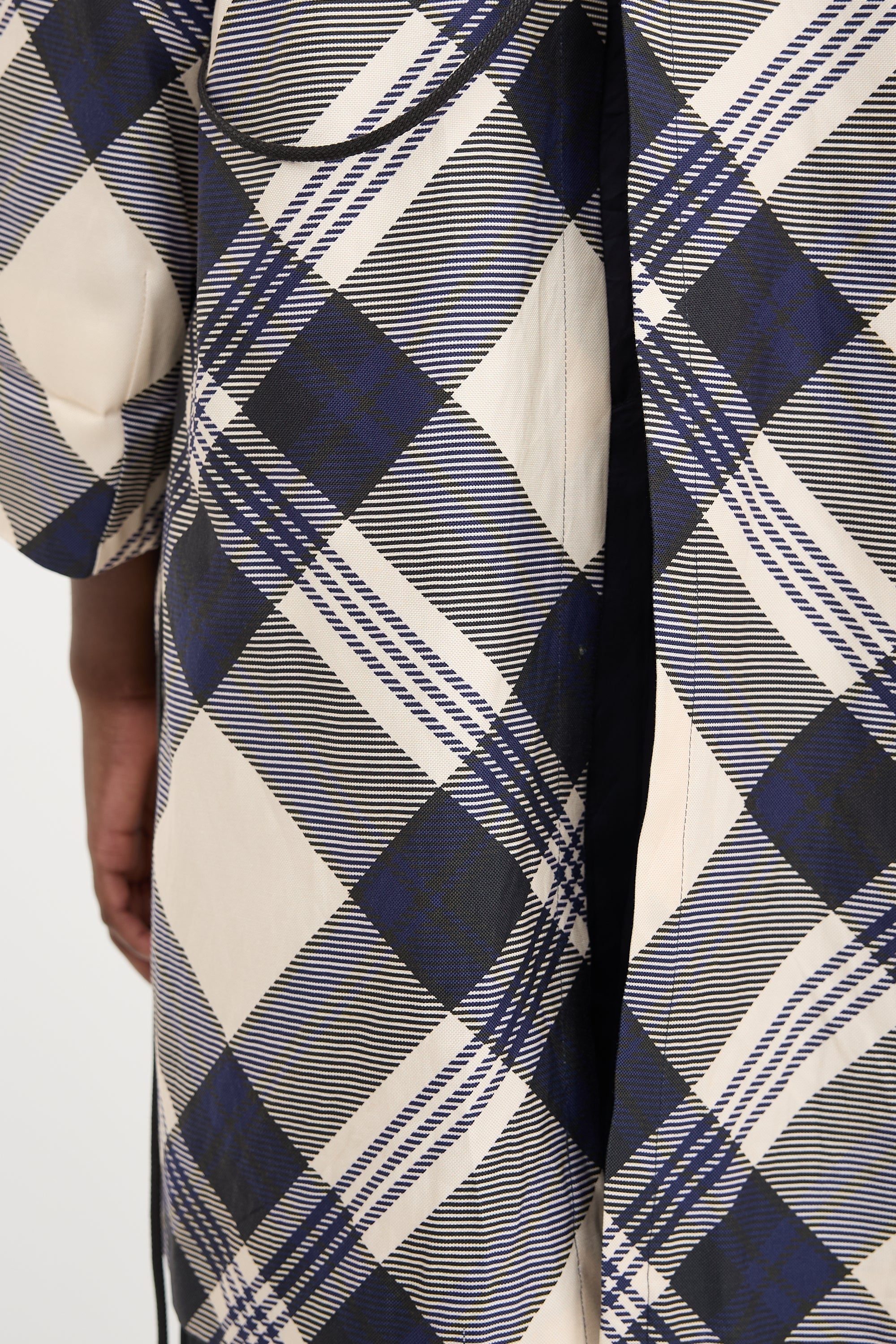 Dries Van Noten Plaid Duster Coat
