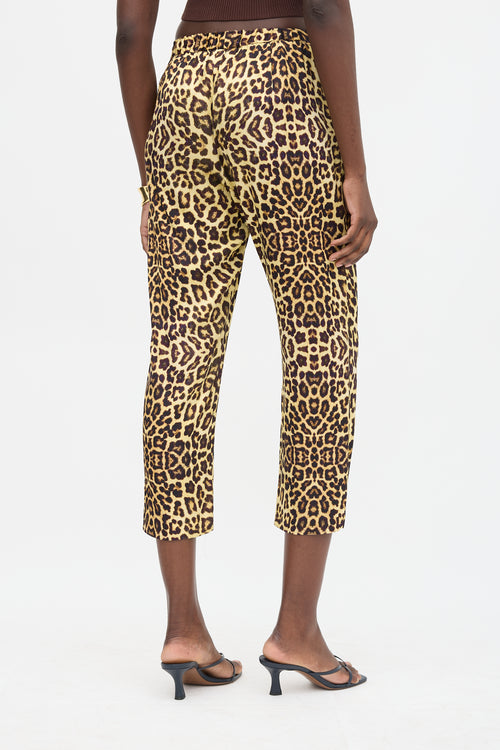 Dries Van Noten Printed Tapered Trousers