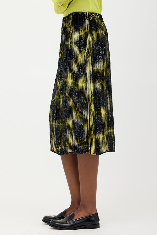 Dries Van Noten Sequin Patterned Skirt