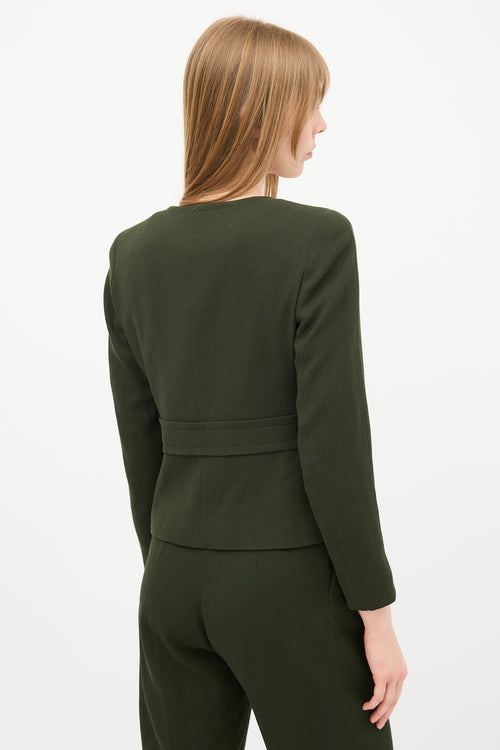 Dries Van Noten Wool Crepe Jacket