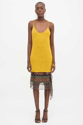 Dries Van Noten Wool Knit Tank Top