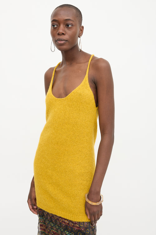 Dries Van Noten Wool Knit Tank Top