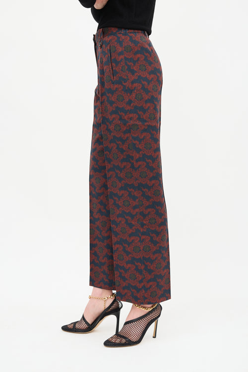 Dries Van Noten Wool Tapestry Trouser