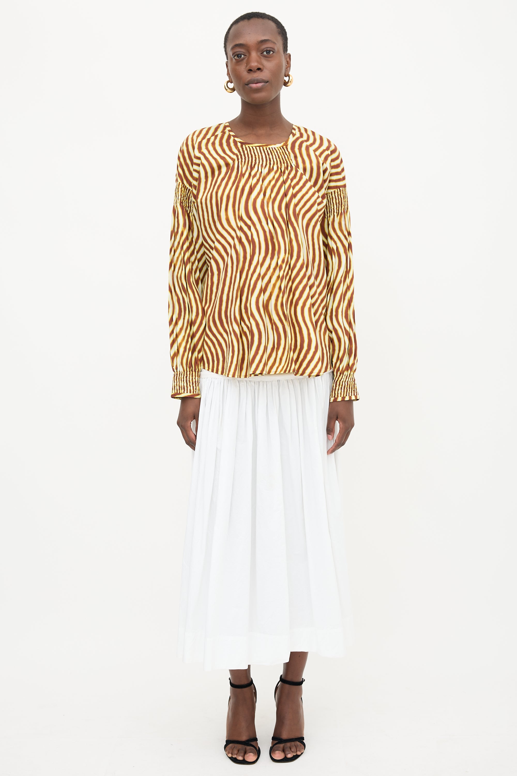 Dries Van Noten X Len Lye Printed Blouse
