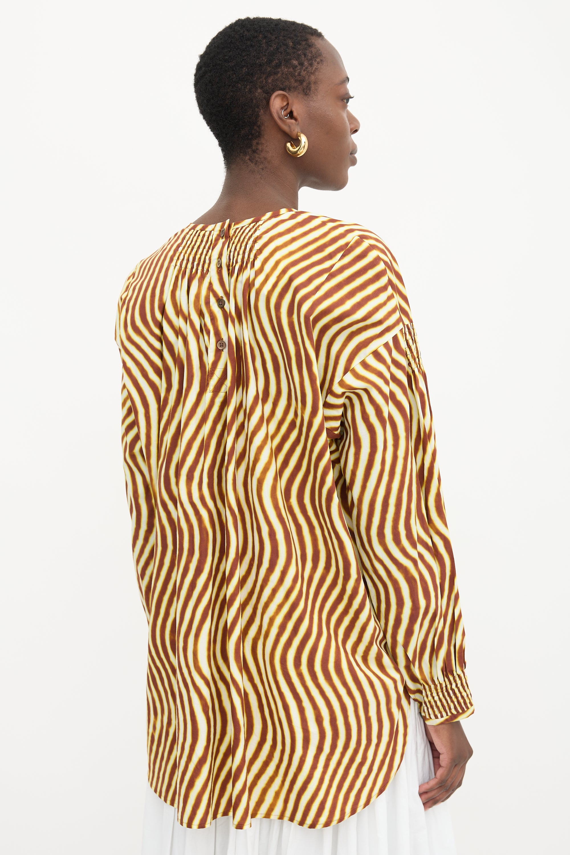 Dries Van Noten X Len Lye Printed Blouse