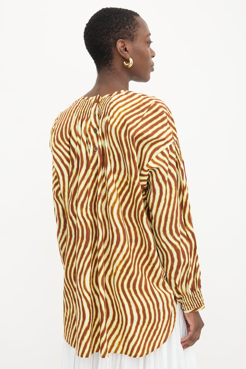 Dries Van Noten X Len Lye Printed Blouse