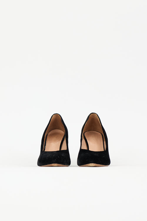 Dries Van Noten Velvet & Glitter Pump