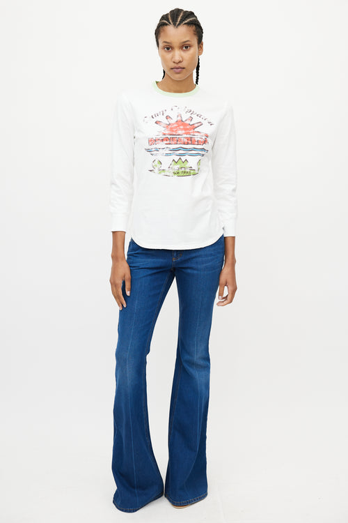 DSquared2 White & Multicolour Camp Chipawa Shirt